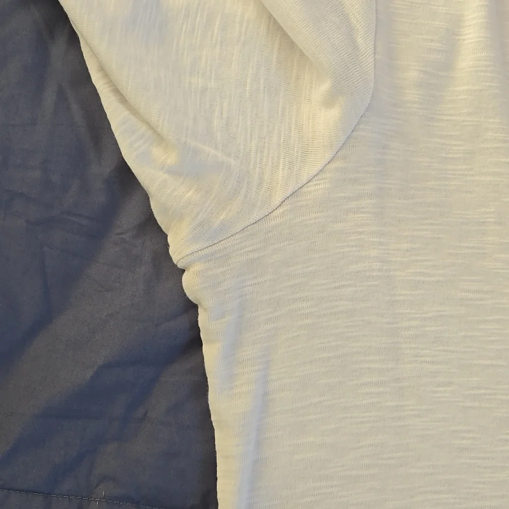 J. Jill Light Blue Short Sleeve Tee - Picture 8 of 10